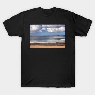 Surfer at Manorbier, Pembrokeshire T-Shirt